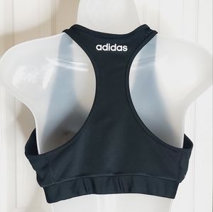 💟🤍Adidas Climalite sport bra with "Adidas" on front and back *Large
